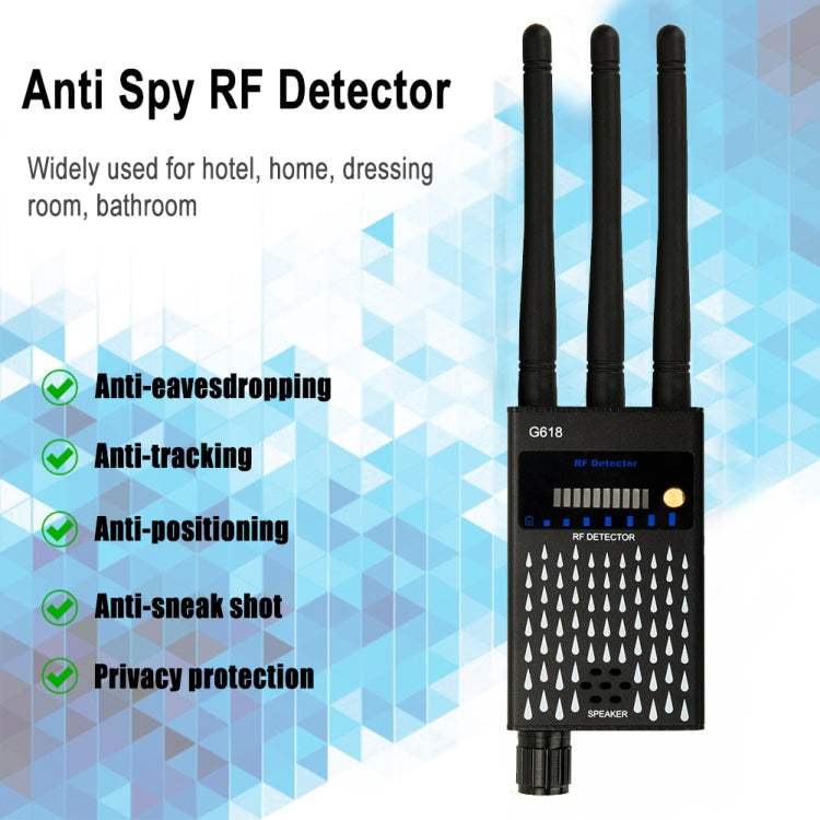 G618 GPS Wireless Signal Detector WiFi Camera Detector G618 GPS Wireless Signal Detector WiFi Camera Detector